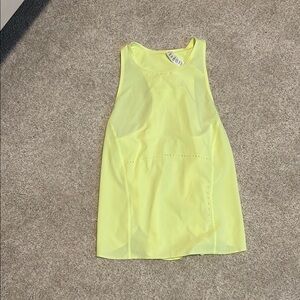 Lululemon Neon Yellow Sleeveless Top